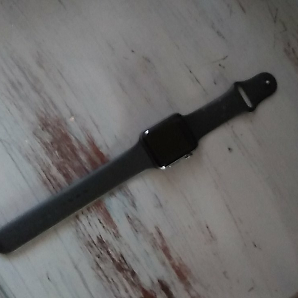 Series 3 black men's Apple watch